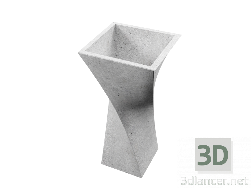 Modelo 3d Vaso de rotação - preview