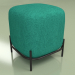 modello 3D Pouf quadrato Pawai (verde) - anteprima