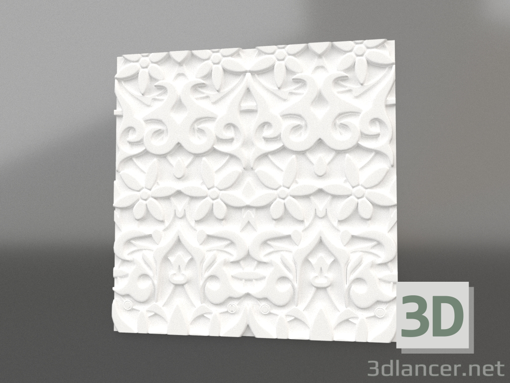 modello 3D pannello 3d C-04 - anteprima