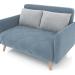 3d model Sofa bed Cardiff (blue-grey) - preview