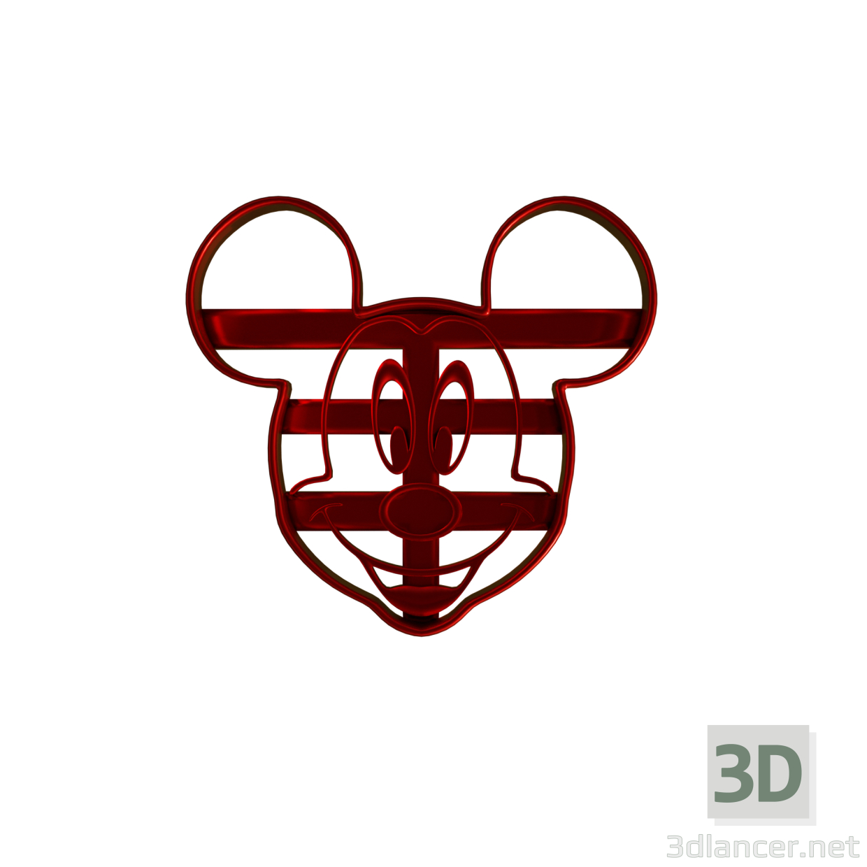 Modelo 3d Mickey - preview