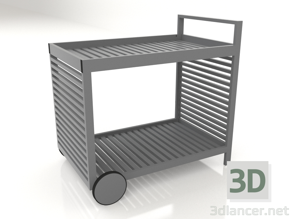 3d model Carro de servicio (Antracita) - vista previa