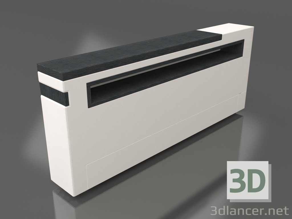 modello 3D Modulo divano Boston 9 - anteprima