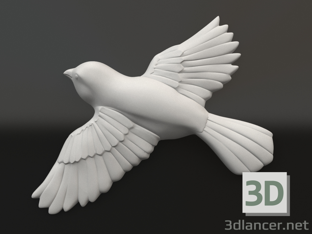 Modelo 3d Elemento decorativo de gesso DE 061 9 (245x200x29) - preview