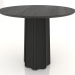 3d model Dining table Ø 900 mm (black RAL 9005) - preview