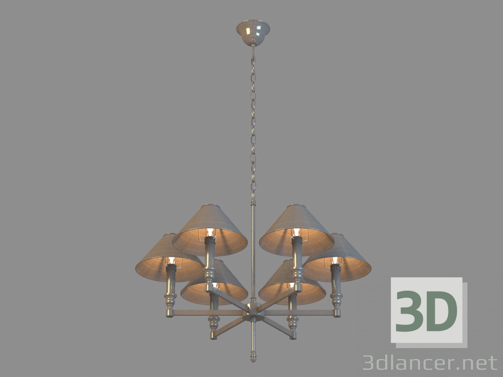 Modelo 3d Chandelier A2398LM-6BA - preview