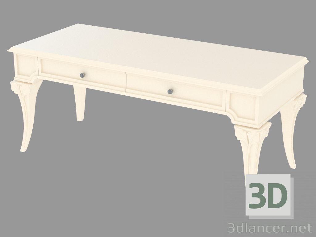 3d model Table with two drawers TRTODC - preview