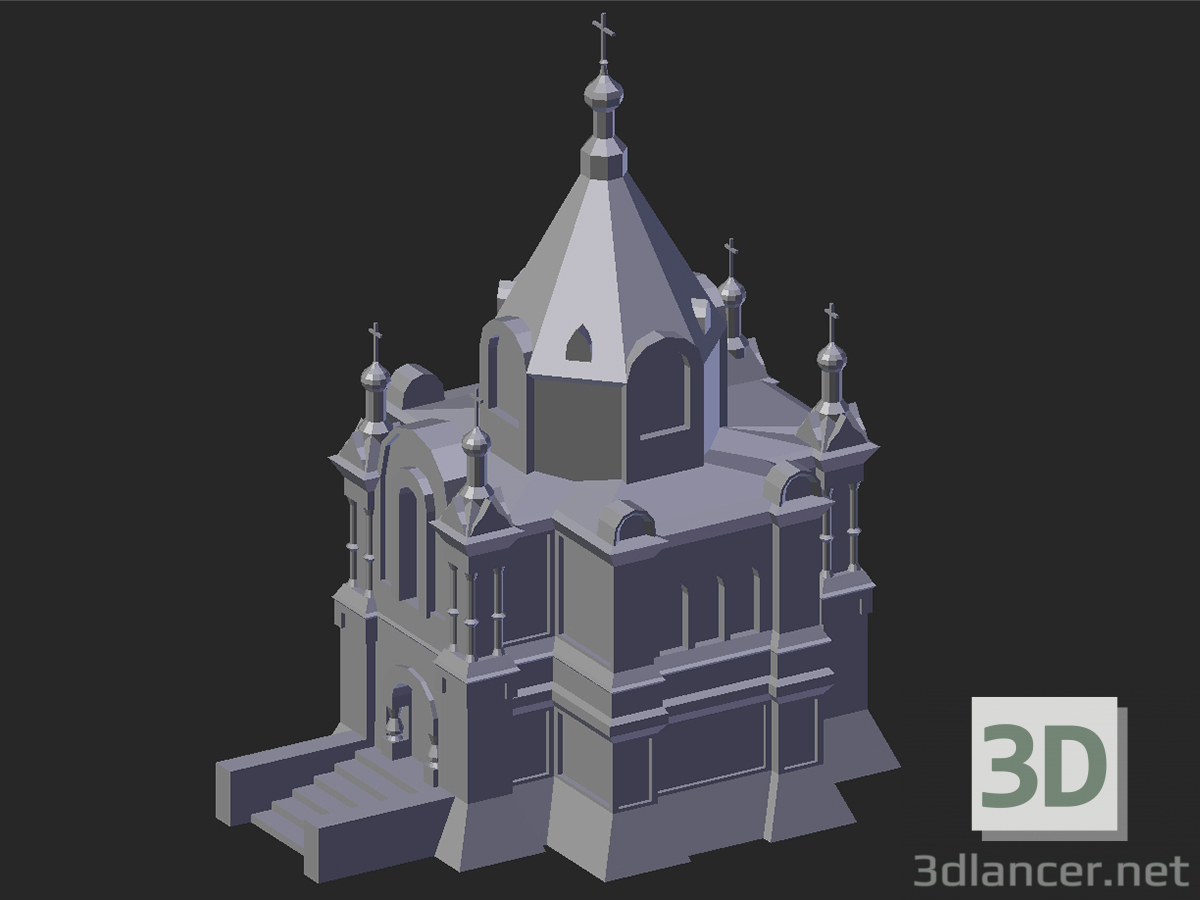 3d model Suzdal. Mihaly Iglesia de Alexander Nevsky - vista previa