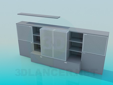 3d model Low cabinets - preview