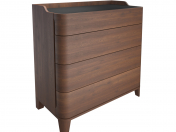 Junius chest of drawers in solid walnut, LA REDOUTE INTERIEURS