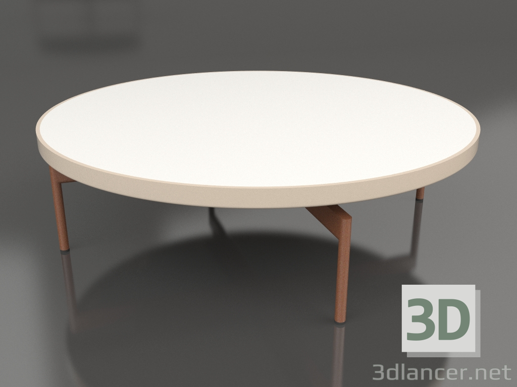 3d модель Стіл журнальний круглий Ø120 (Sand, DEKTON Zenith) – превью