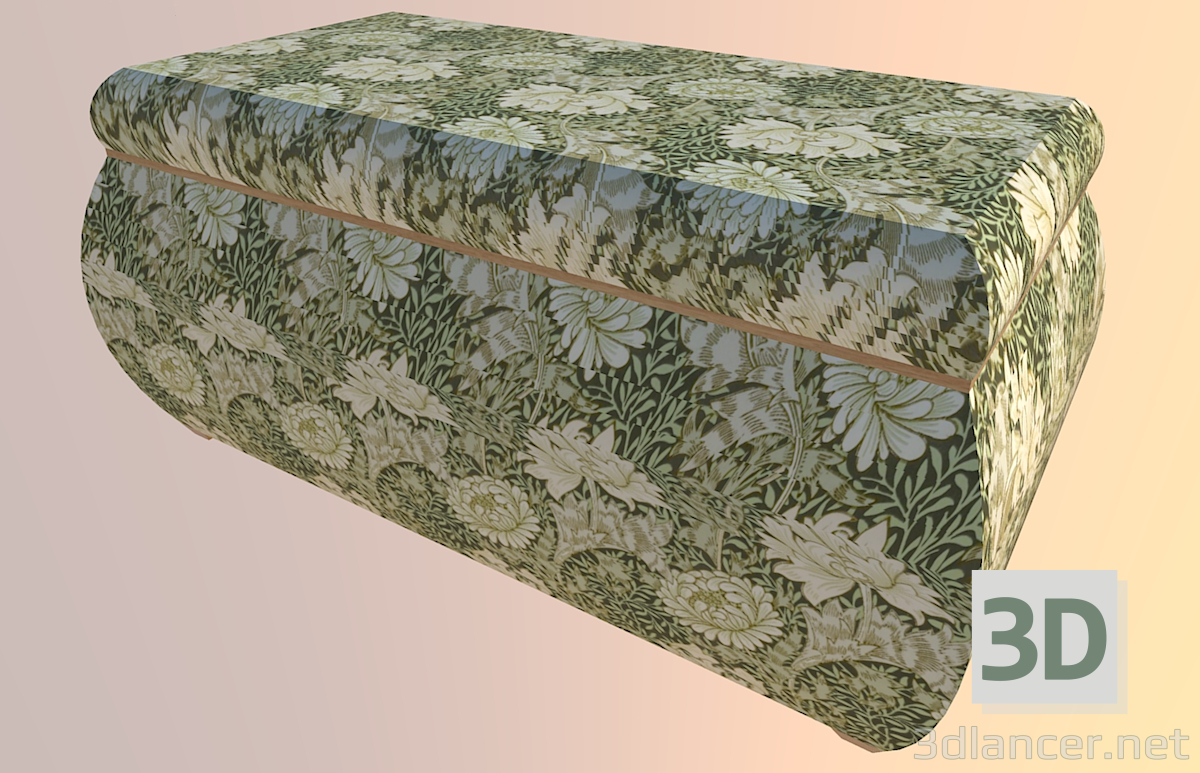 3d model Ottoman - preview