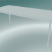 Modelo 3d Mesa retangular Base 190x80 cm (Branco) - preview