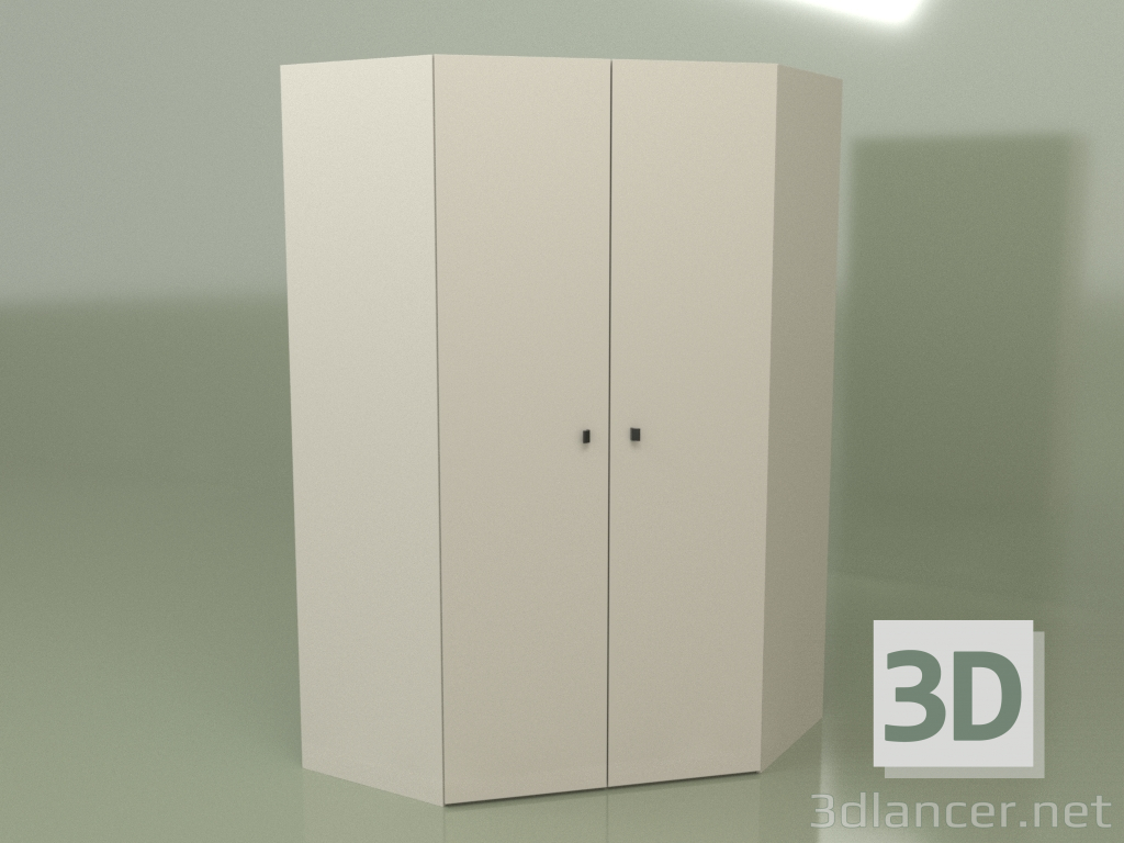 3d model Armario esquinero GL 124-1 (Fresno) - vista previa