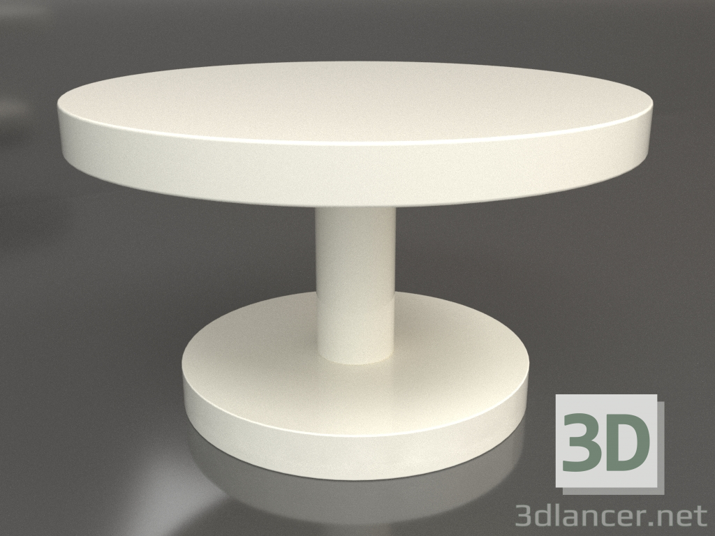 modèle 3D Table basse JT 022 (D=600x350, couleur plastique blanc) - preview