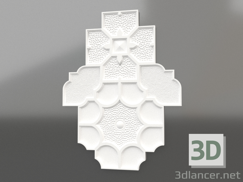 modello 3D pannello 3d C-05 - anteprima