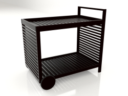 Serving trolley (Black)