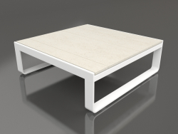 Table basse 90 (DEKTON Danae, Blanc)