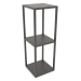 3d model Square console rack (METAL, 30x30x86, 3 shelves) - preview