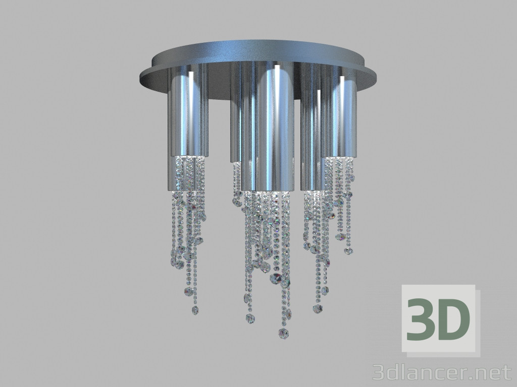 Modelo 3d Lustre de teto Perlina MX93701-7 - preview