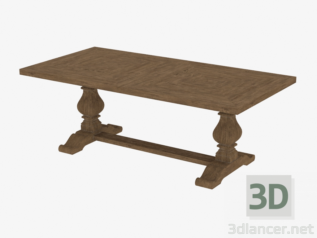 3d модель Стіл обідній 84 "NEW TRESTLE TABLE (8831.1003.M.602) – превью