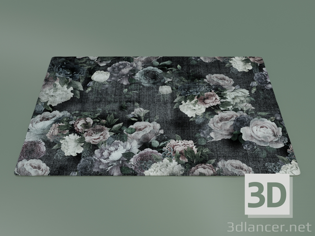 3d model Alfombra Dígito Fiammingo (S122) - vista previa