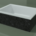 modello 3D Lavabo da appoggio (01R121101, Nero Assoluto M03, L 48, P 36, H 16 cm) - anteprima