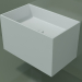 3d model Wall-mounted washbasin (02UN32101, Glacier White C01, L 60, P 36, H 36 cm) - preview