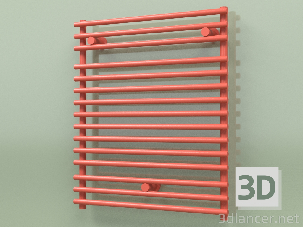 3d model Heated towel rail - Santorini (SAN 07 600 mm, RAL - 2002) - preview