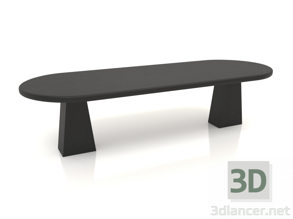 Modelo 3d Banco VK 05 (1400x500x350, madeira preta) - preview