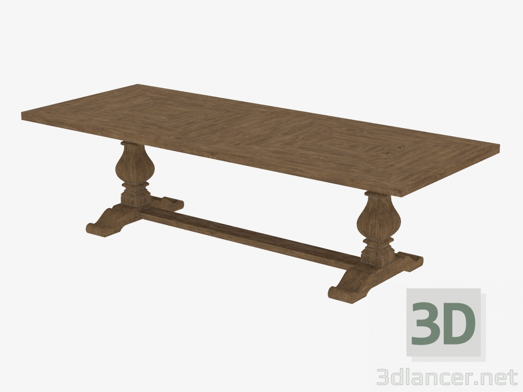 3d модель Стіл обідній 108 "NEW TRESTLE TABLE (8831.1003.L) – превью