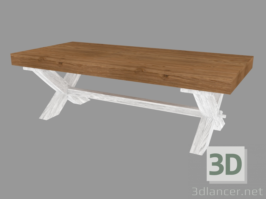 3D Modell Couchtisch (PRO.075.XX 130x42x59cm) - Vorschau