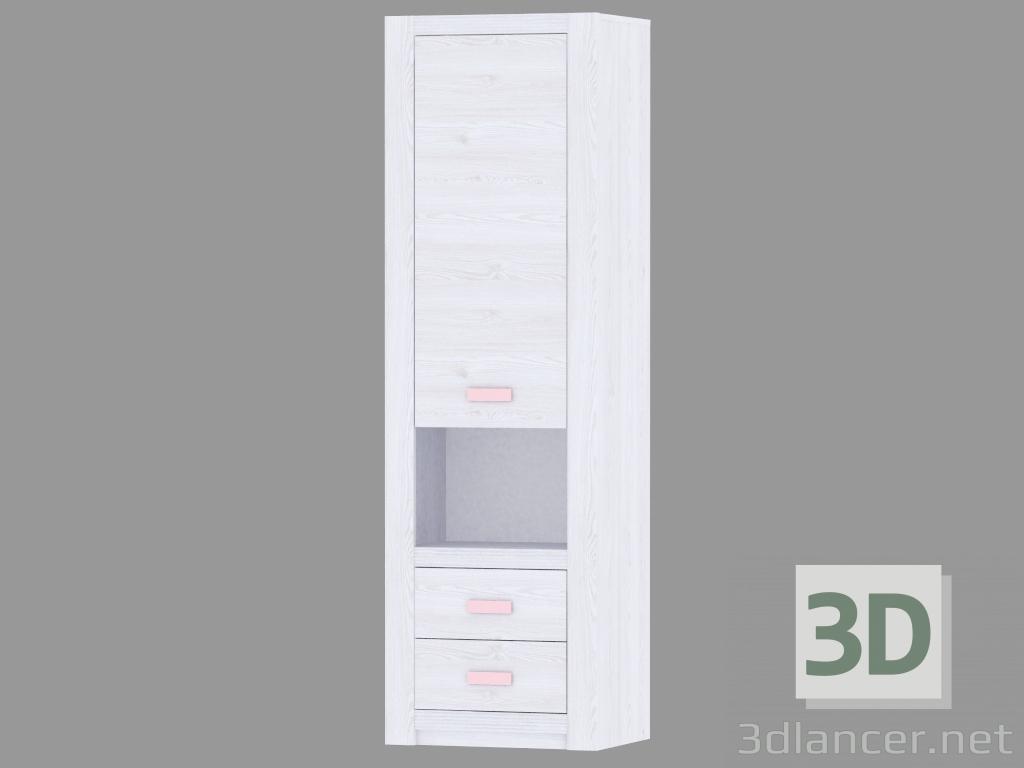 Modelo 3d Gabinete 1D-2S (TIPO LLOS01) - preview