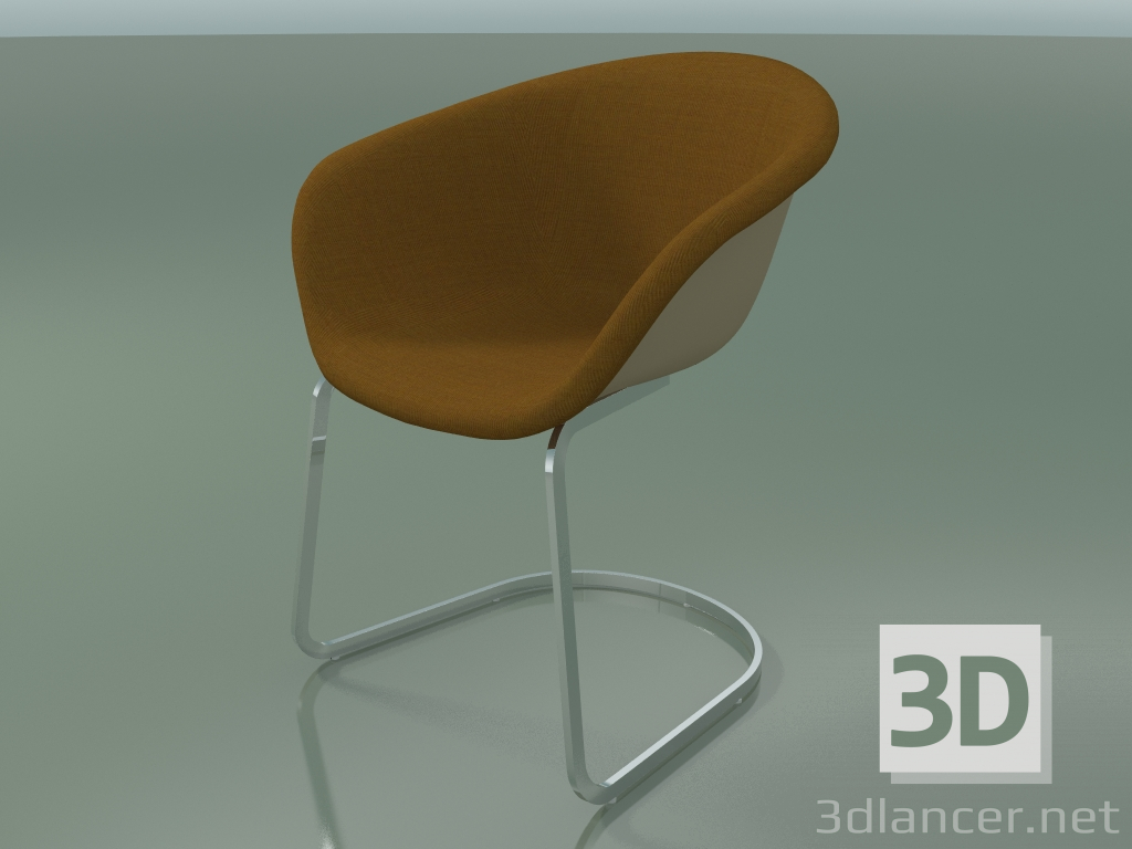 modello 3D Sedia 4214 (su console, con rivestimento frontale, PP0004) - anteprima