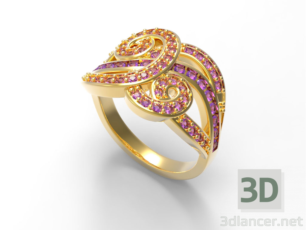 modèle 3D de bague acheter - rendu