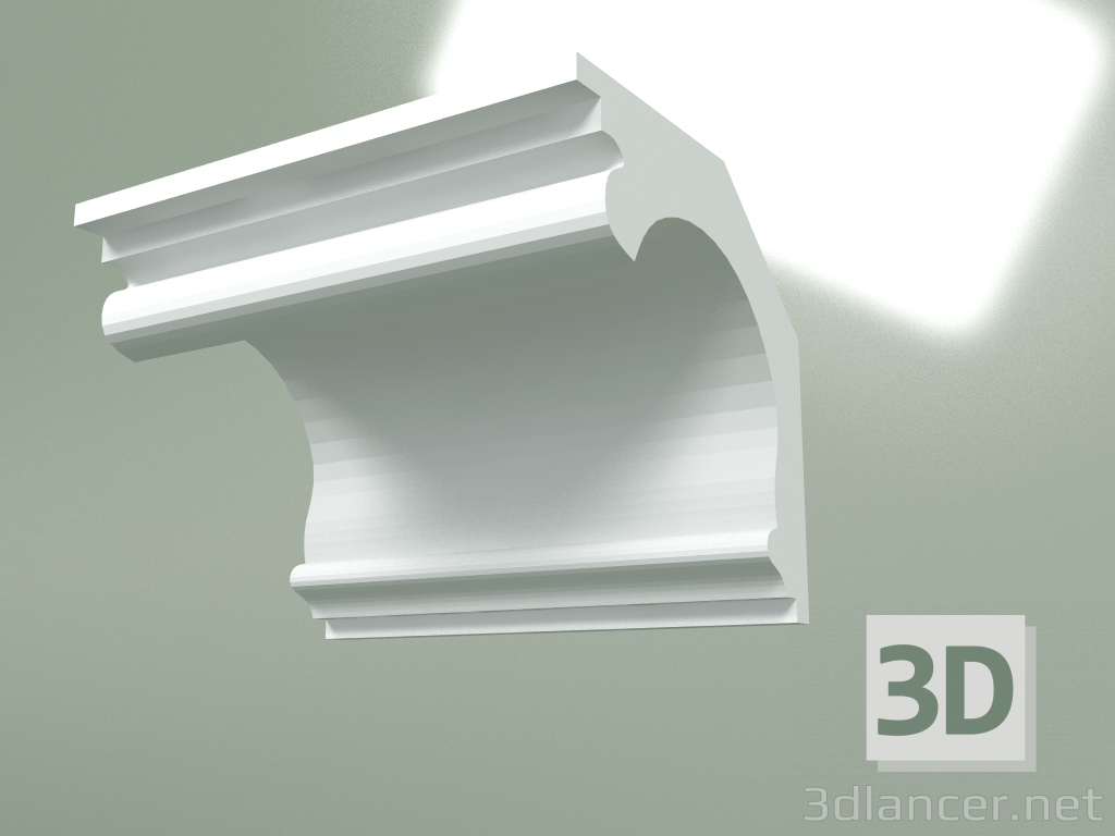 modèle 3D Corniche en plâtre (socle de plafond) KT263 - preview