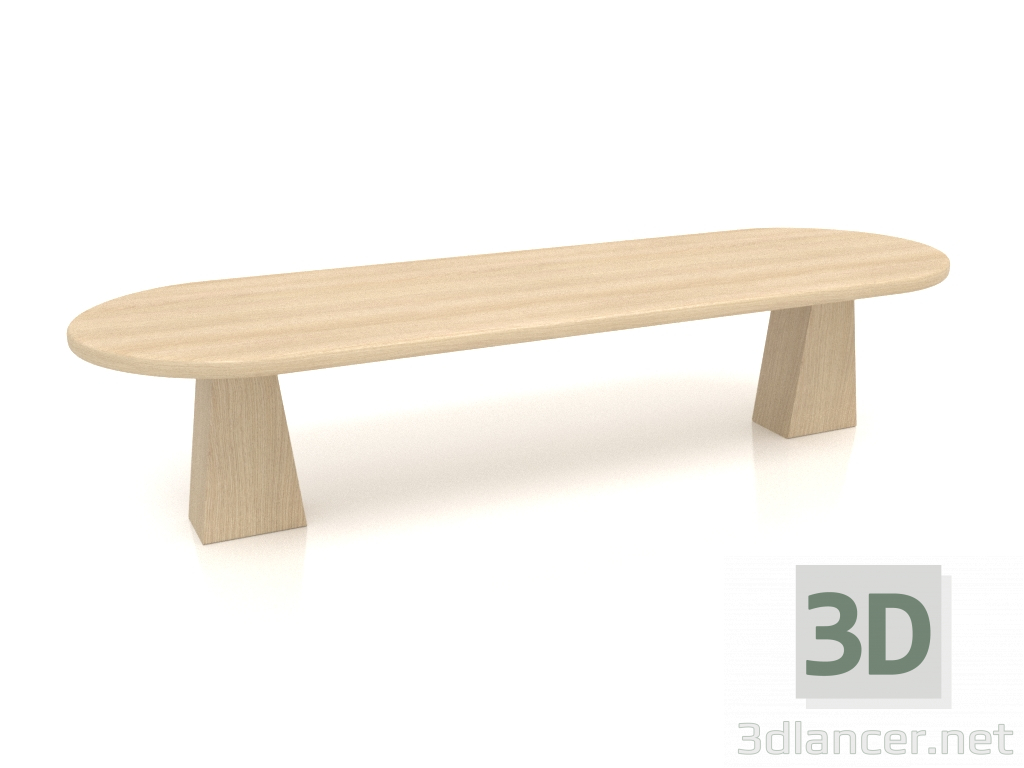 3d model Banco VK 05 (1600x500x350, blanco madera) - vista previa