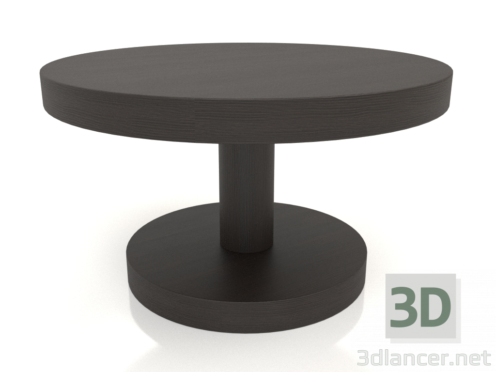 3d model Mesa de centro JT 022 (D=600x350, madera marrón oscuro) - vista previa