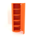 3d model Gabinete (con puerta abierta) TM 09 (D=503x1510, naranja brillante luminoso) - vista previa