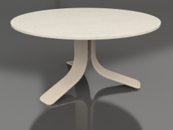 Table basse Ø80 (Sable, DEKTON Danae)