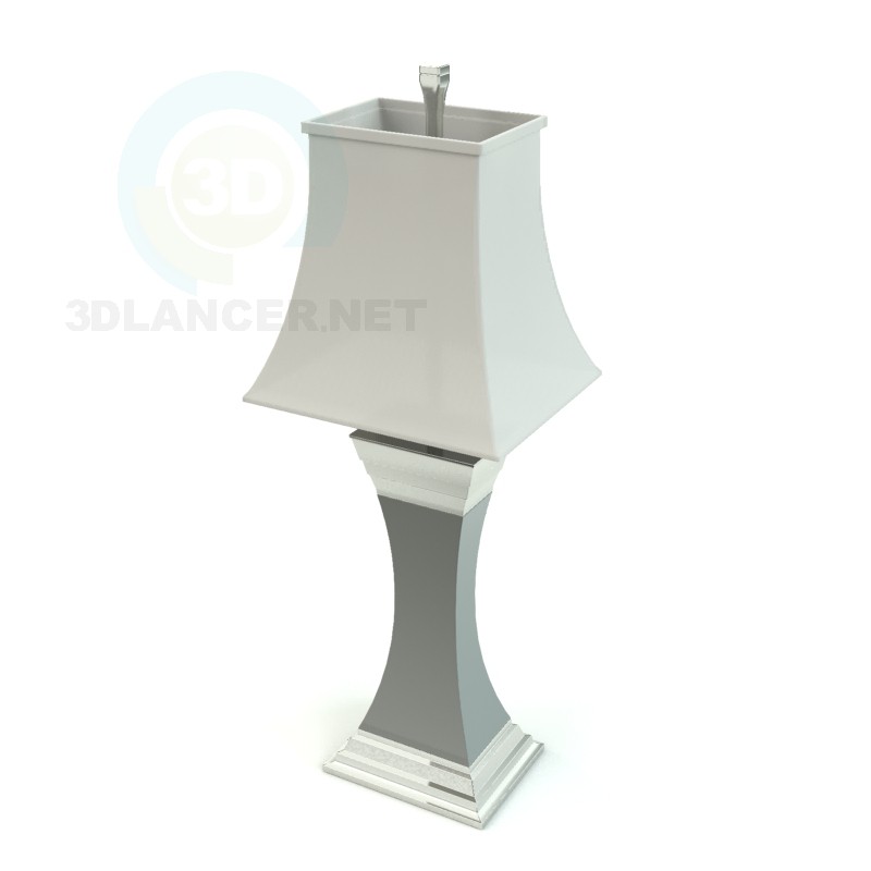 modèle 3D lampe - preview