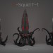 3d Часы-ночник U-Squid T-1 модель купить - ракурс