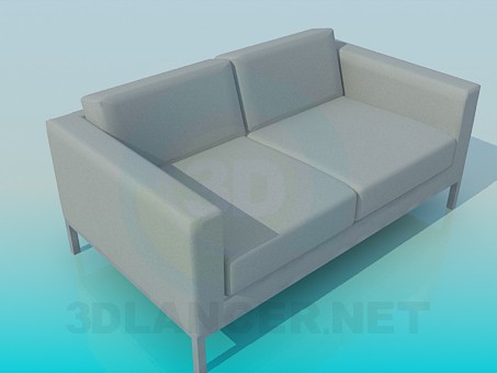 3d model Sofá - vista previa