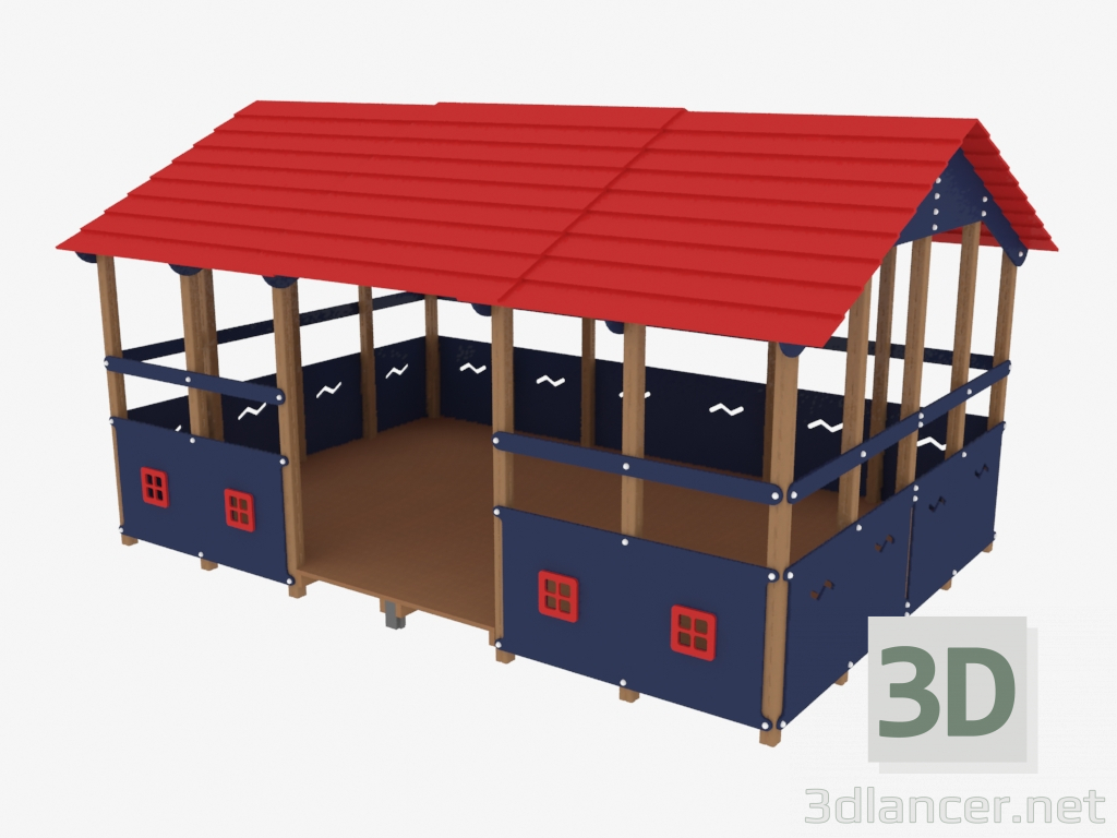 3D modeli Çardak (5407) - önizleme