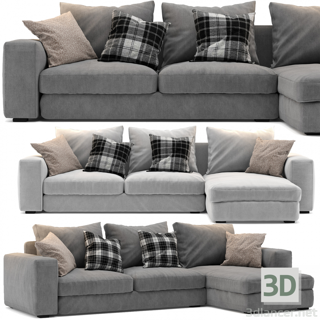 3d KIVIK SOFA RANGE модель купити - зображення