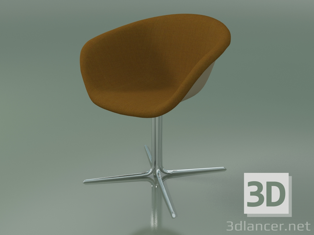 3d model Silla 4215 (4 patas, giratoria, con tapizado delantero, PP0004) - vista previa