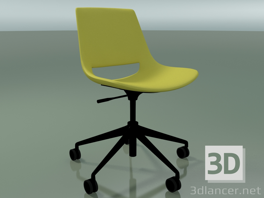 3d model Chair 1210 (5 castors, swivel, polyethylene, V39) - preview