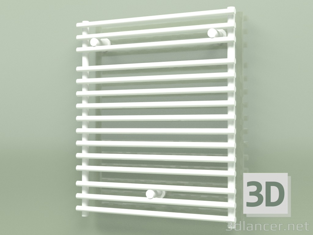 3d model Heated towel rail - Santorini (SAN 07 600 mm, RAL - 9016) - preview