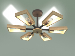 Ceiling chandelier 70056-6 (coffee)