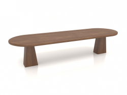 Banc VK 05 (1600x500x350, bois brun clair)